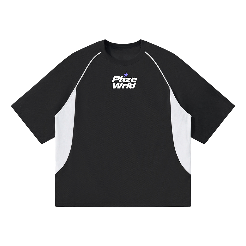 Phaze Wrld The Real Know Contrast Raglan T-Shirt