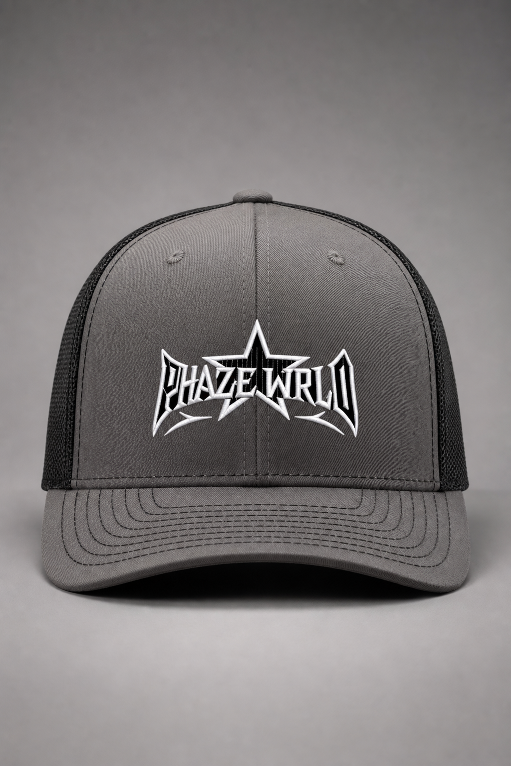 Star Mesh Snapback Cap