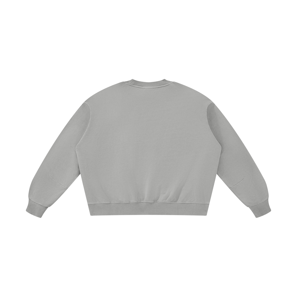 Scripted Gray Vintage Sweatshirt
