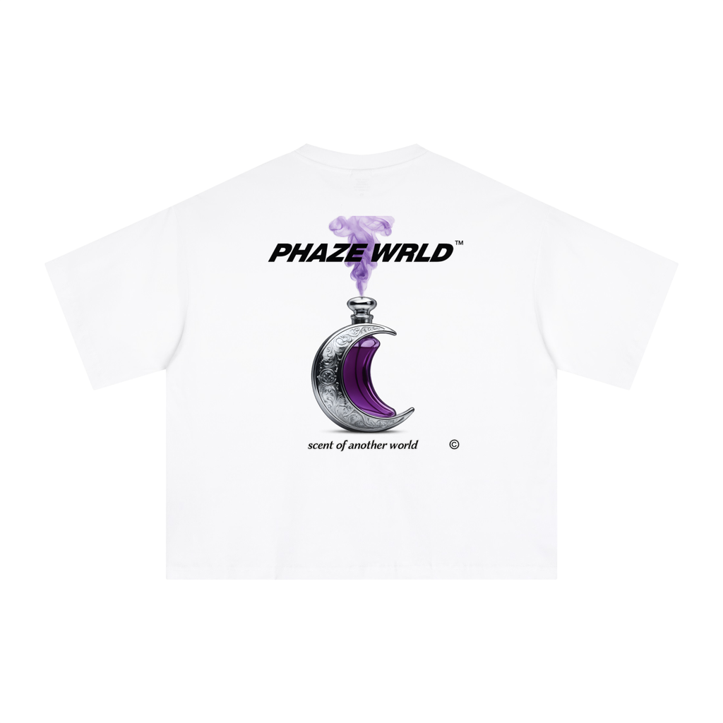 Phaze Wrld Purple Scent of Another World Boxy Tee