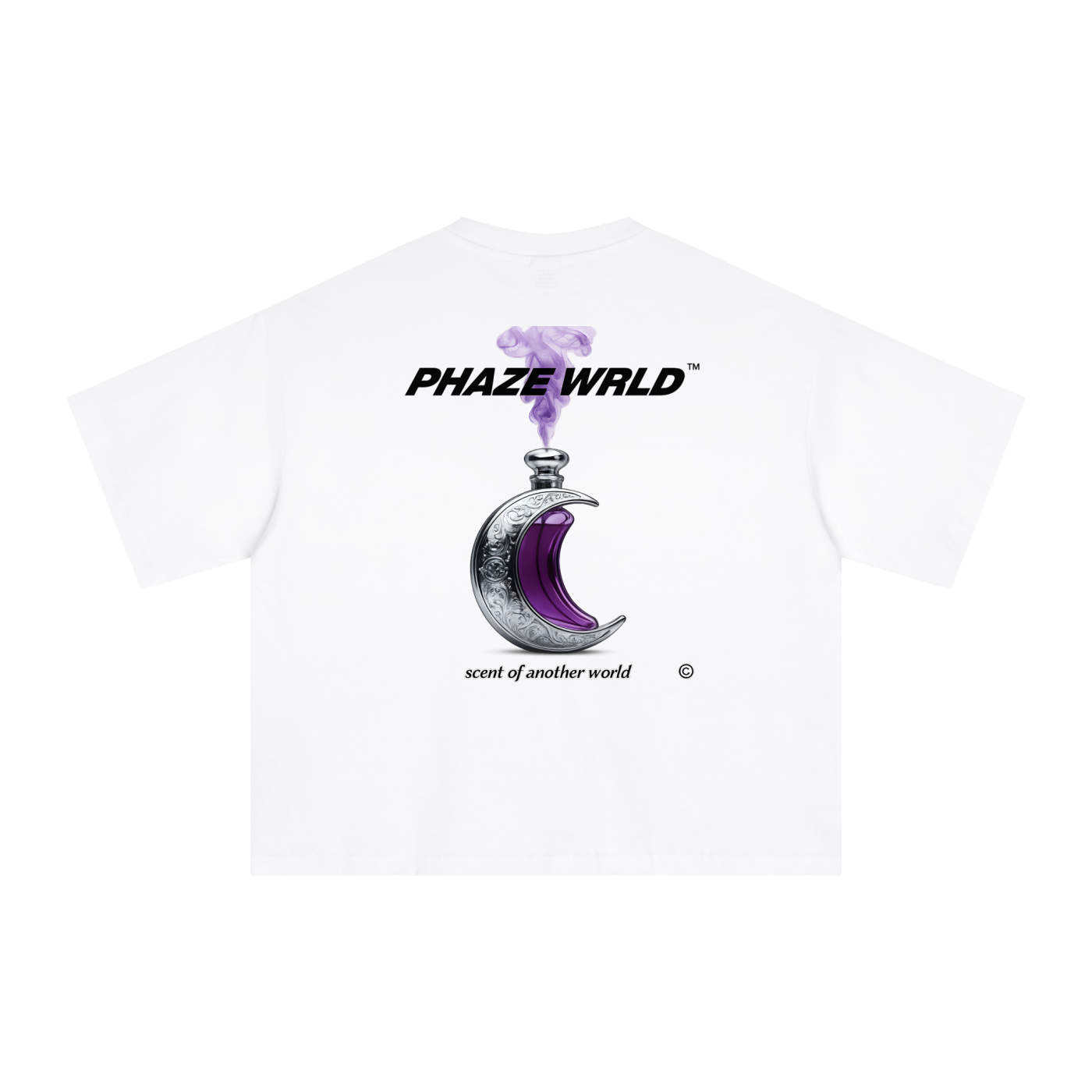 Phaze Wrld Purple Scent of Another World Boxy Tee