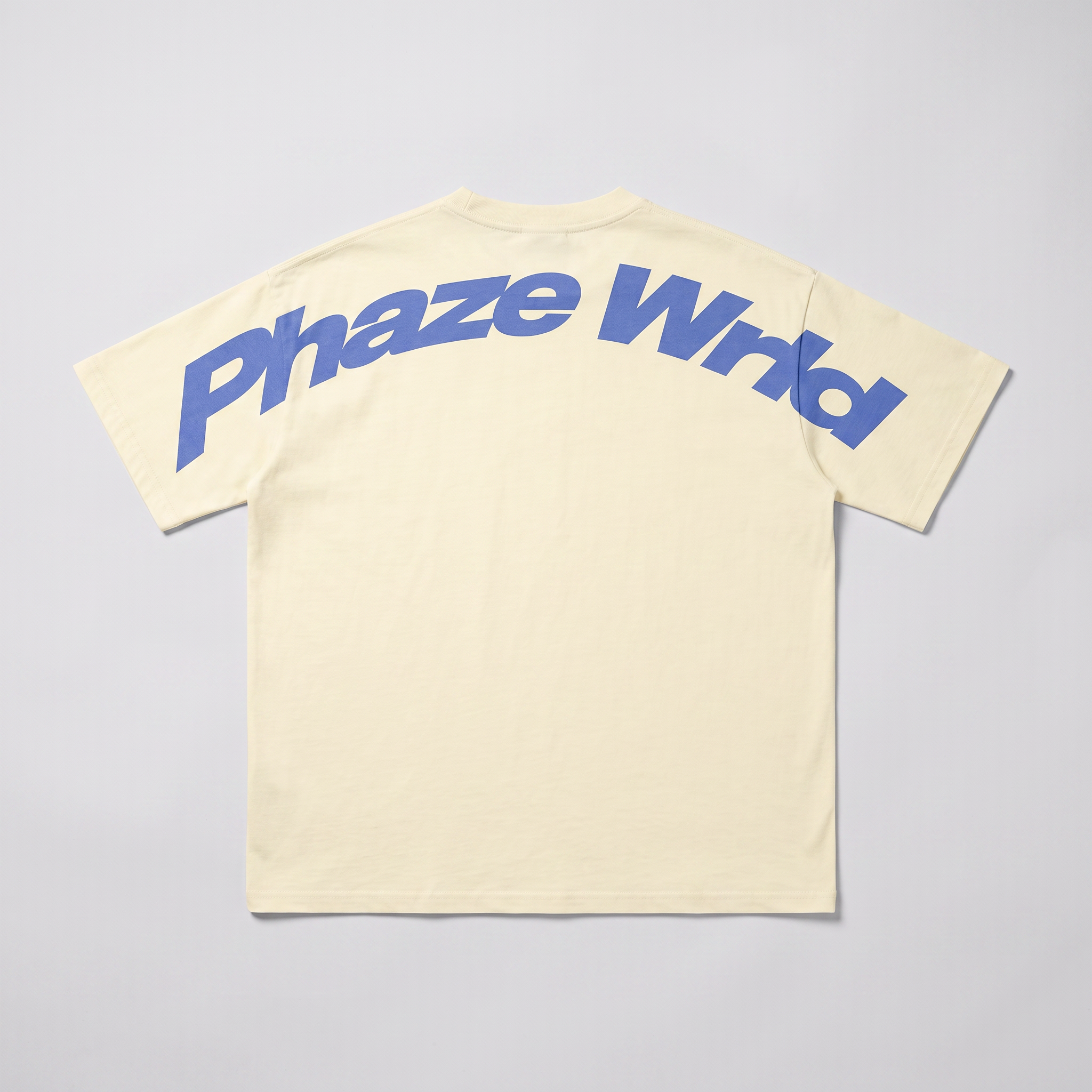 Movement Tee Blue Curved Script