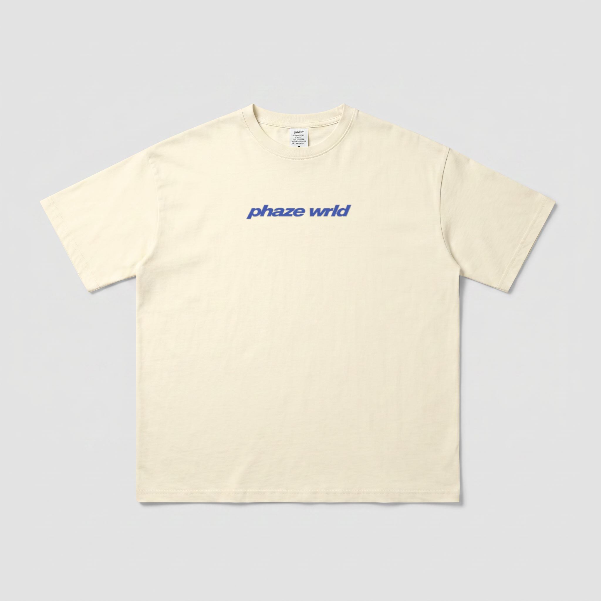 Movement Tee Blue Curved Script