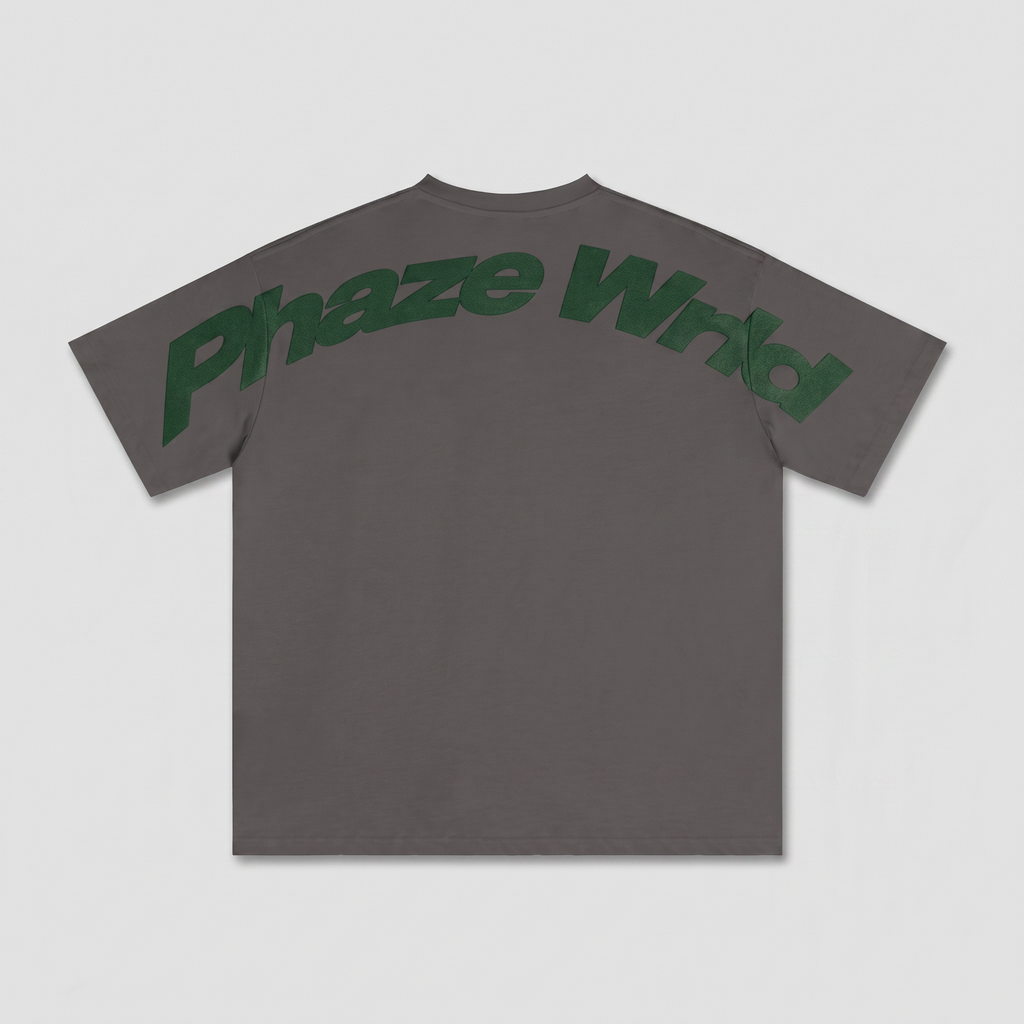 Movement Tee Forest Green Curved Script