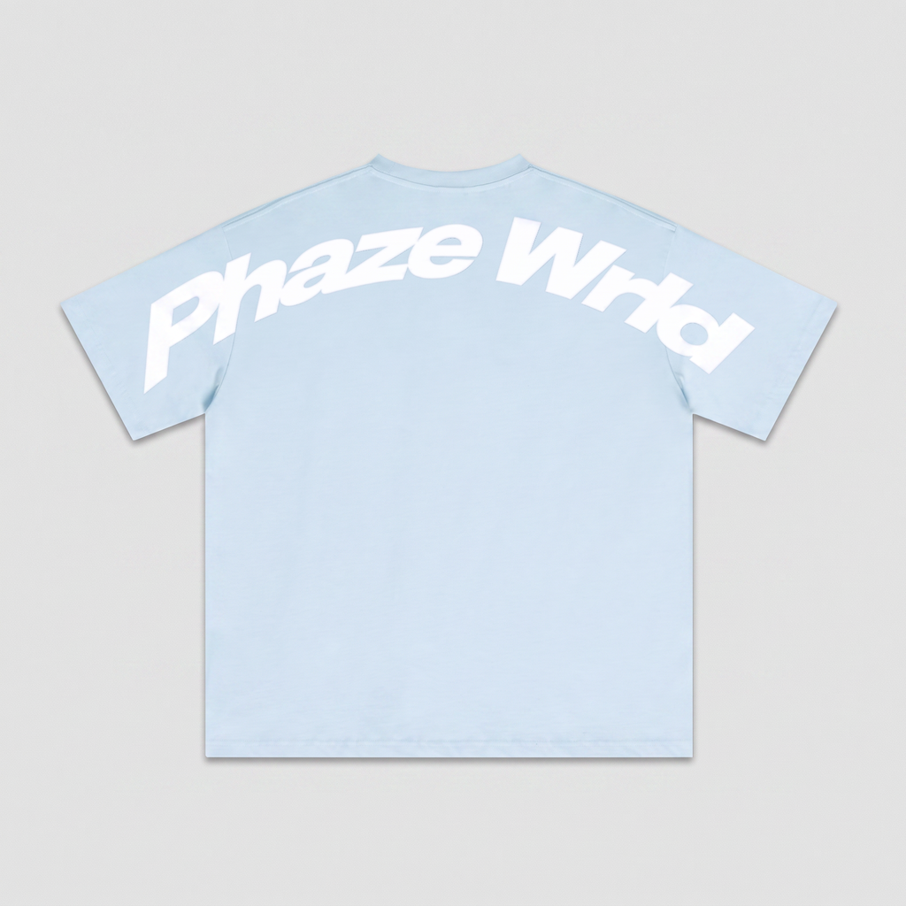 Movement Tee White Curved Script