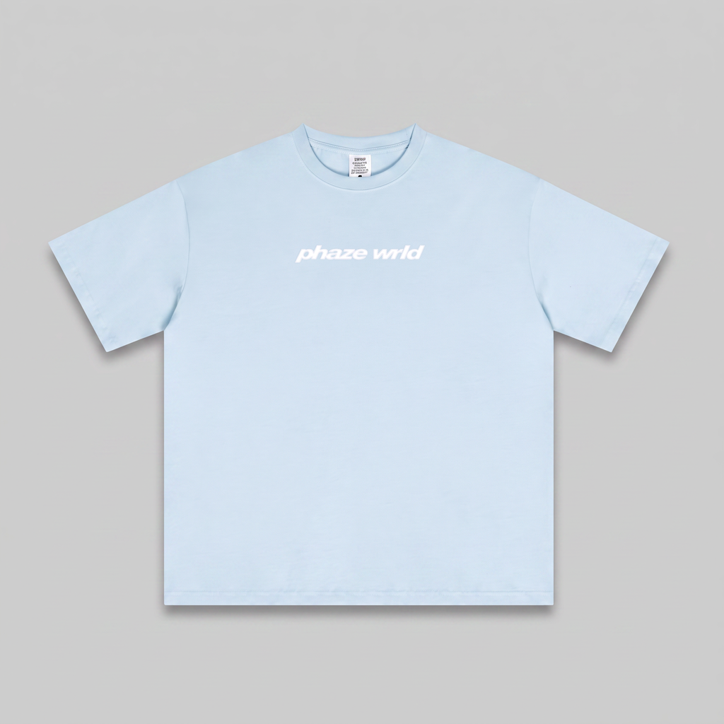 Movement Tee White Curved Script