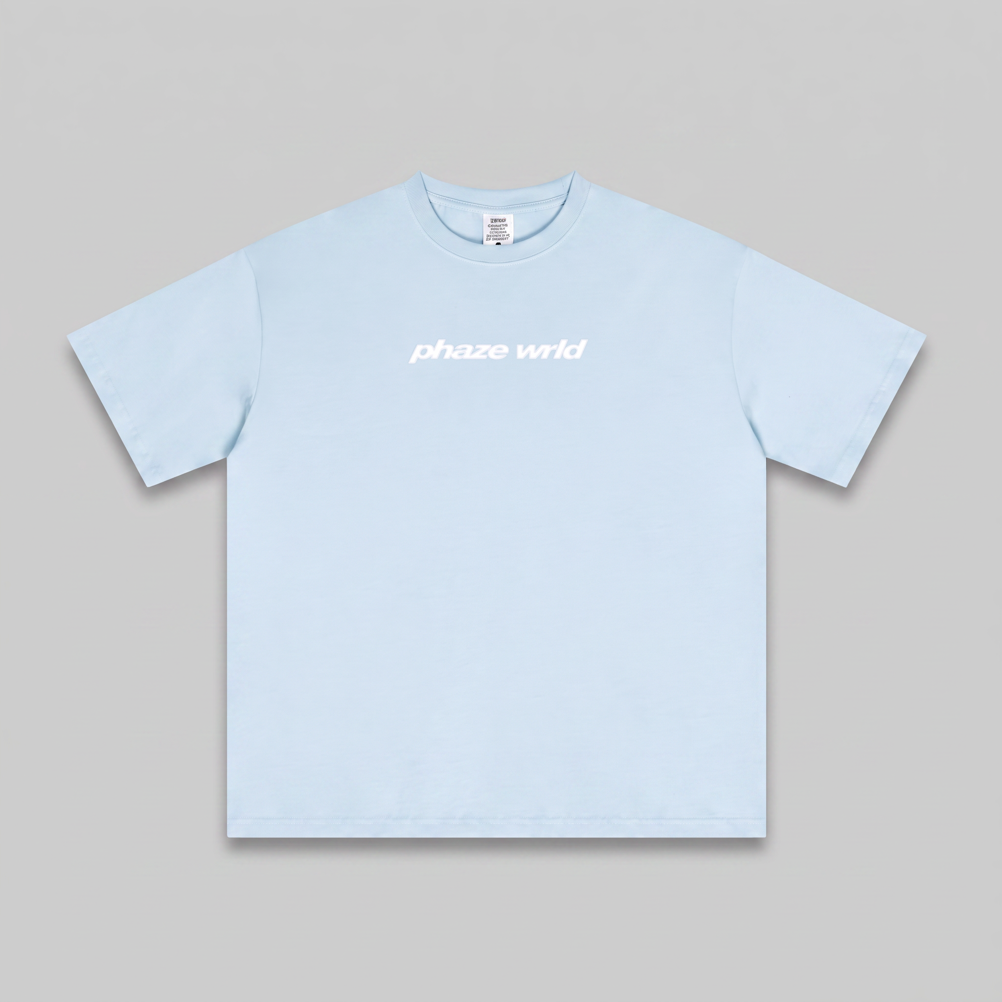 Movement Tee White Curved Script