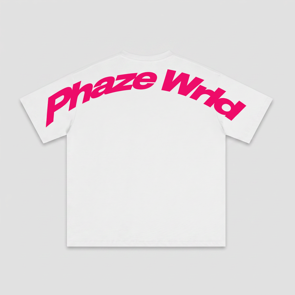Movement Tee Pink Curved Script