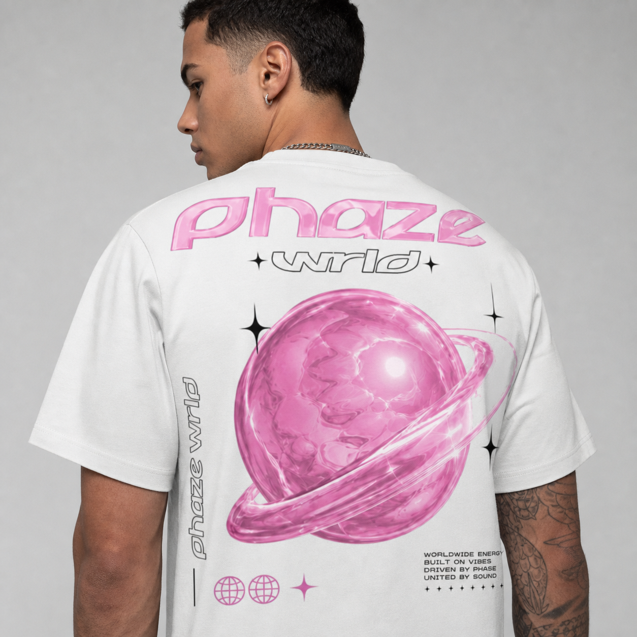 Pink Planet Graphic T-Shirt