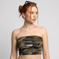 Camo Cropped Tube Top