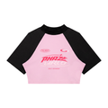Built Different Pink Crop T-Shirt