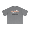 Phaze Wrld Broadcast We Move In Silence Boxy Tee – Grey