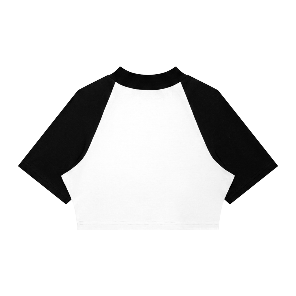 Built Different White Crop T-Shirt