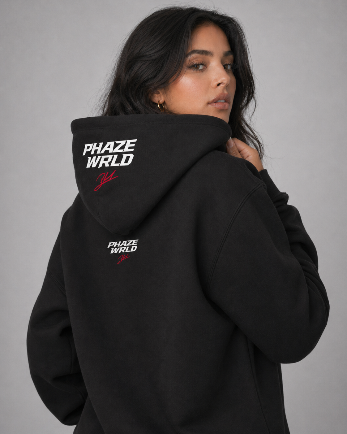 Phaze Wrld Studio Hoodie - Black