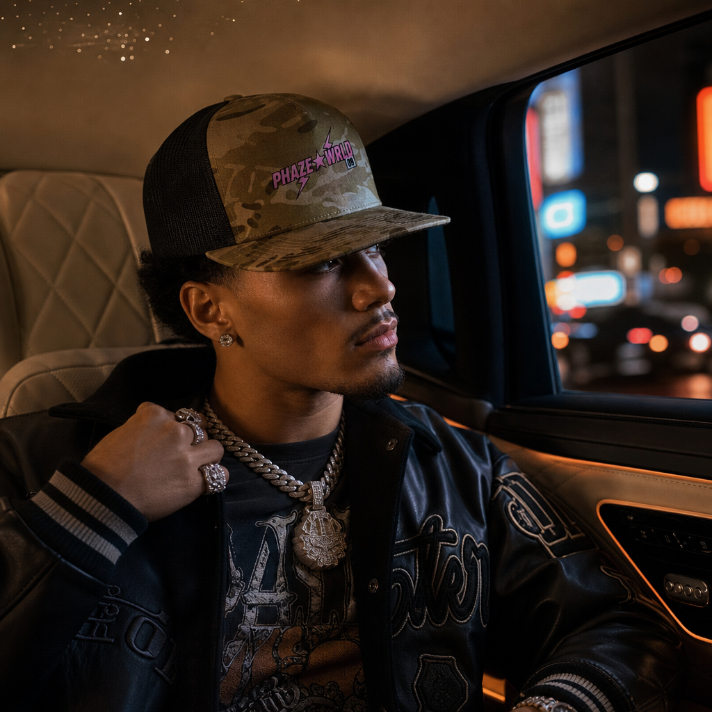 Phaze Wrld Multicam Arid/ Brown Trucker Cap