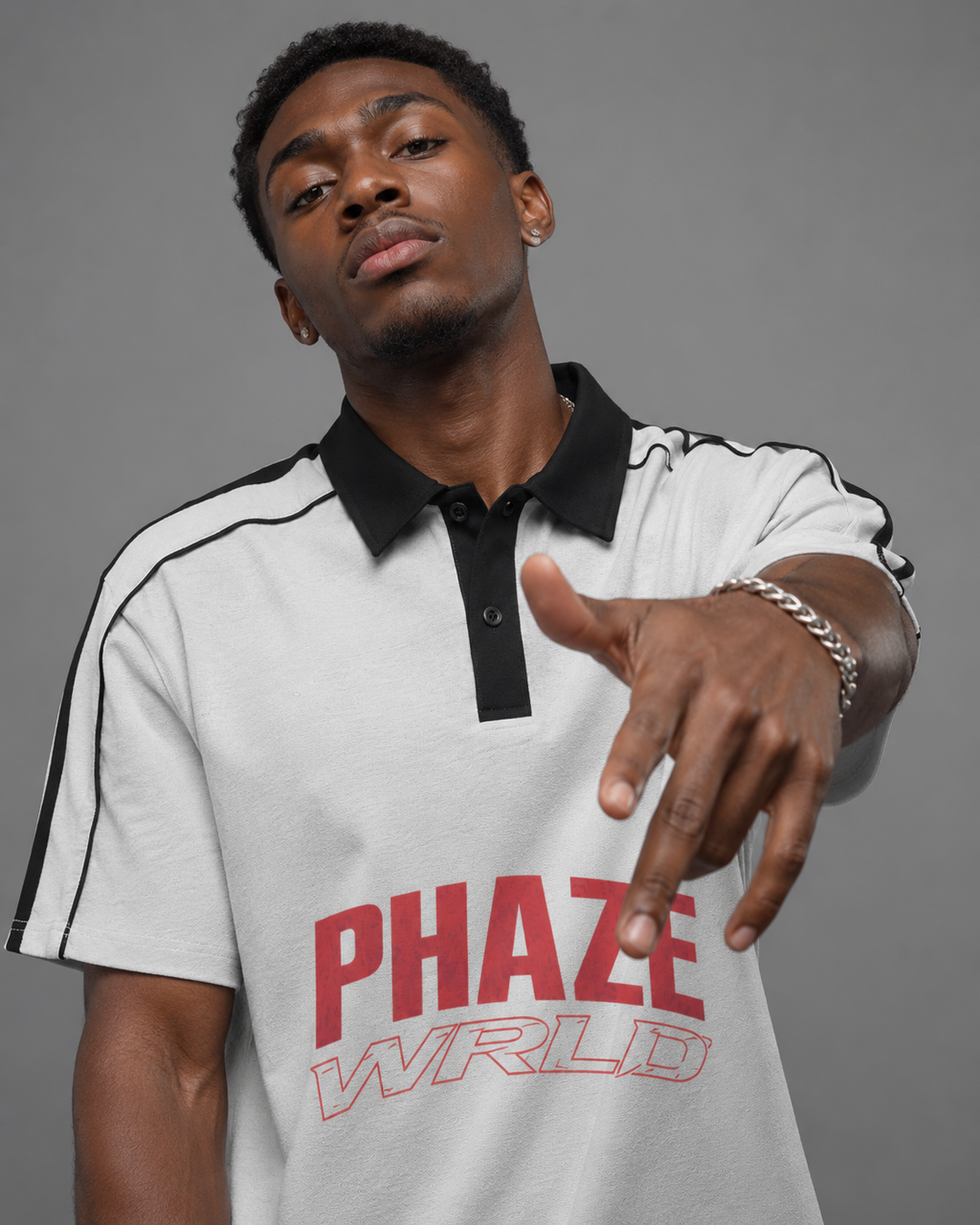Phaze Wrld Pit Lane Polo - White