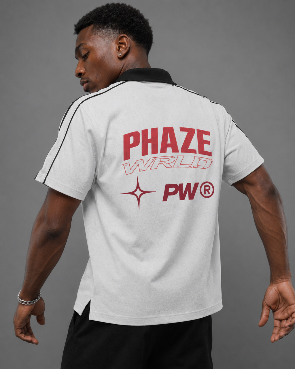 Phaze Wrld Pit Lane Polo - White