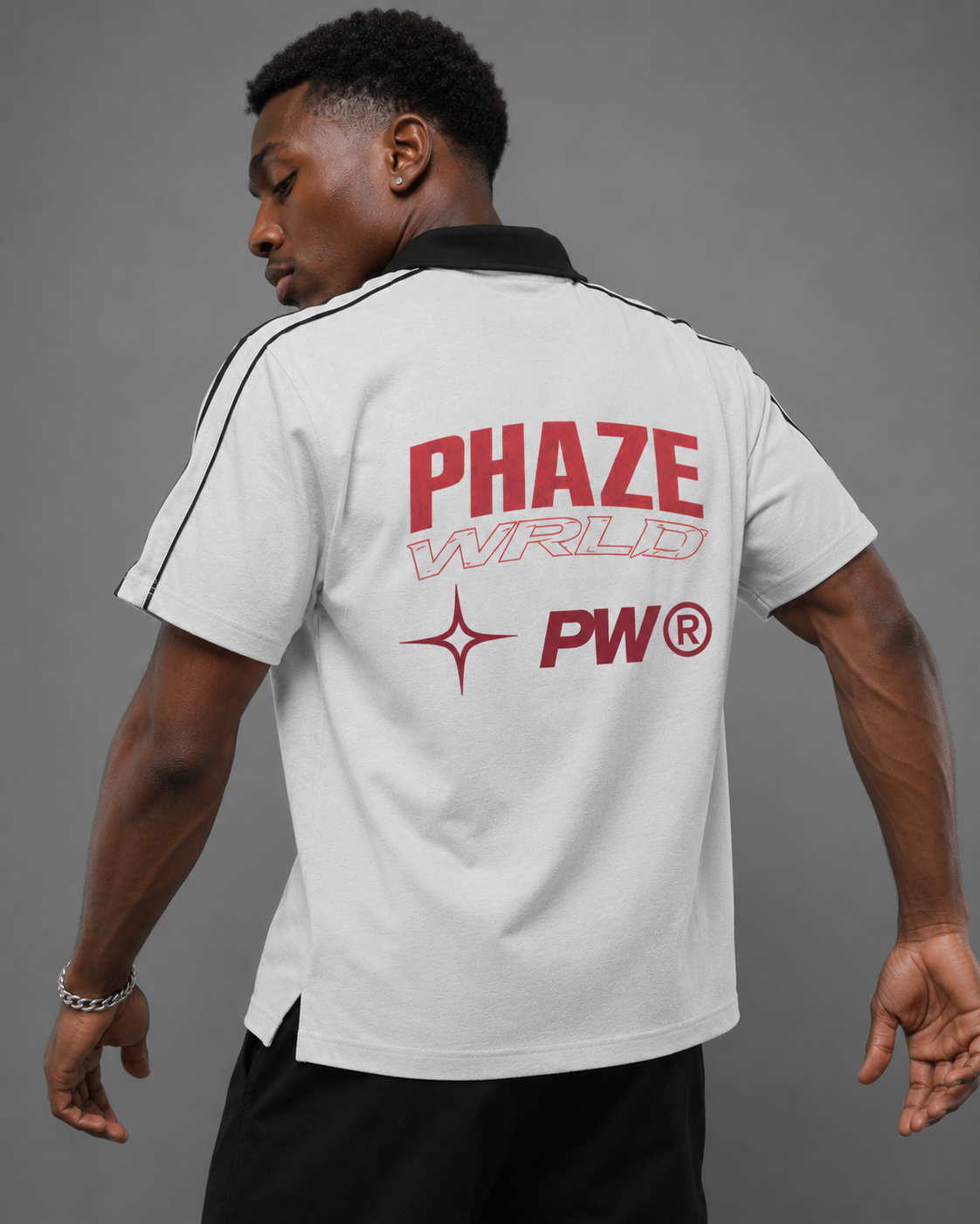 Phaze Wrld Pit Lane Polo - White