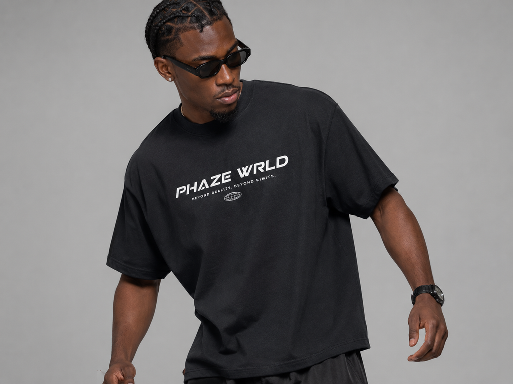 Phaze Wrld Beyond Limits Boxy Tee