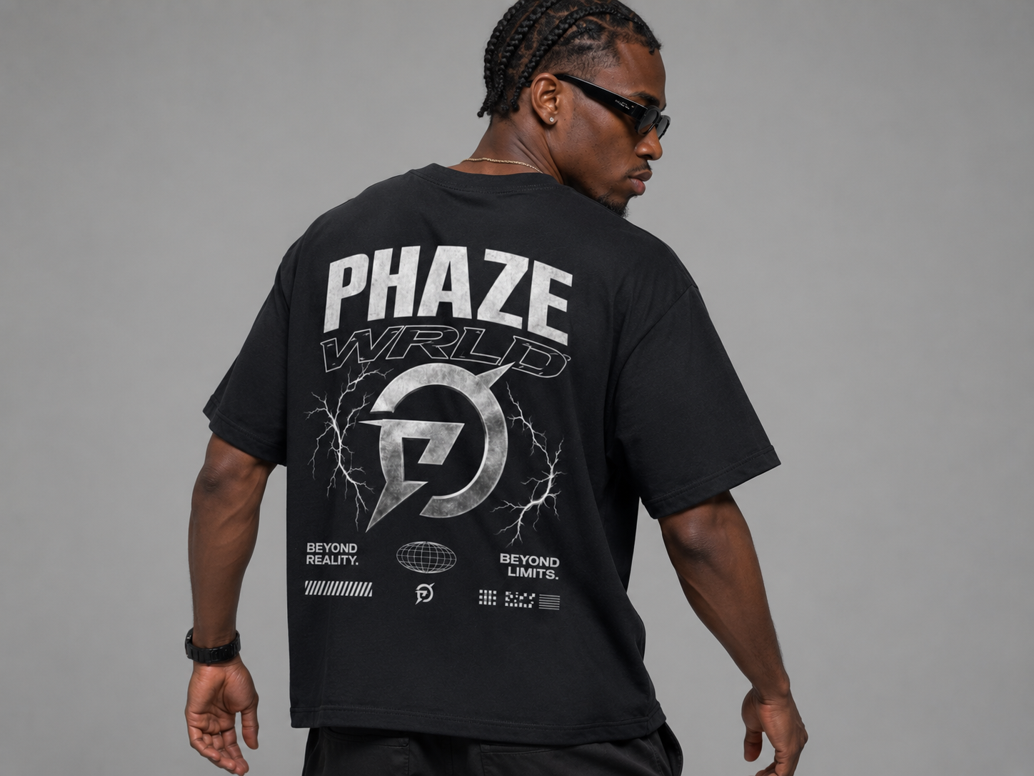 Phaze Wrld Beyond Limits Boxy Tee