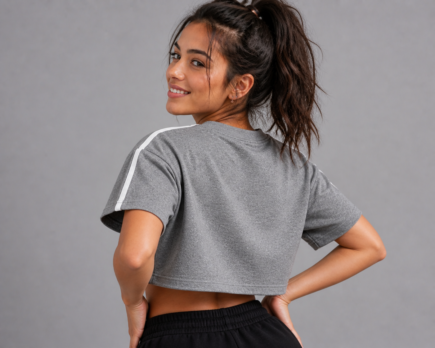 Women's Off-the-Shoulder Crop T-Shirt