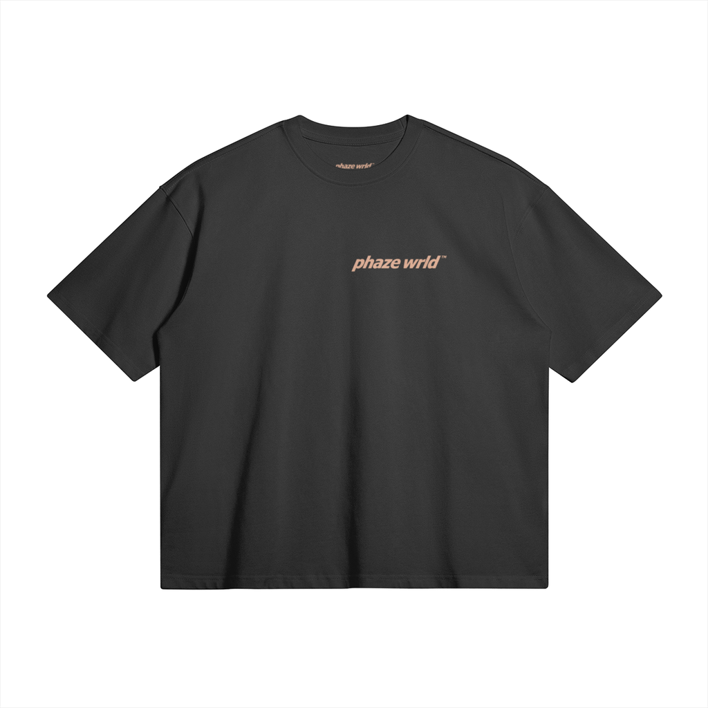 Broadcast Entering A New Phase Boxy Tee – Black
