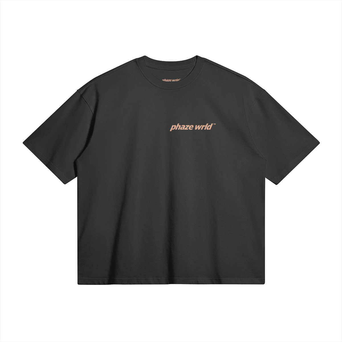 Broadcast Entering A New Phase Boxy Tee – Black