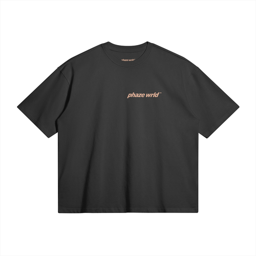 Broadcast Entering A New Phase Boxy Tee – Black