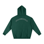 Curved Oversized Hoodie Eden Green