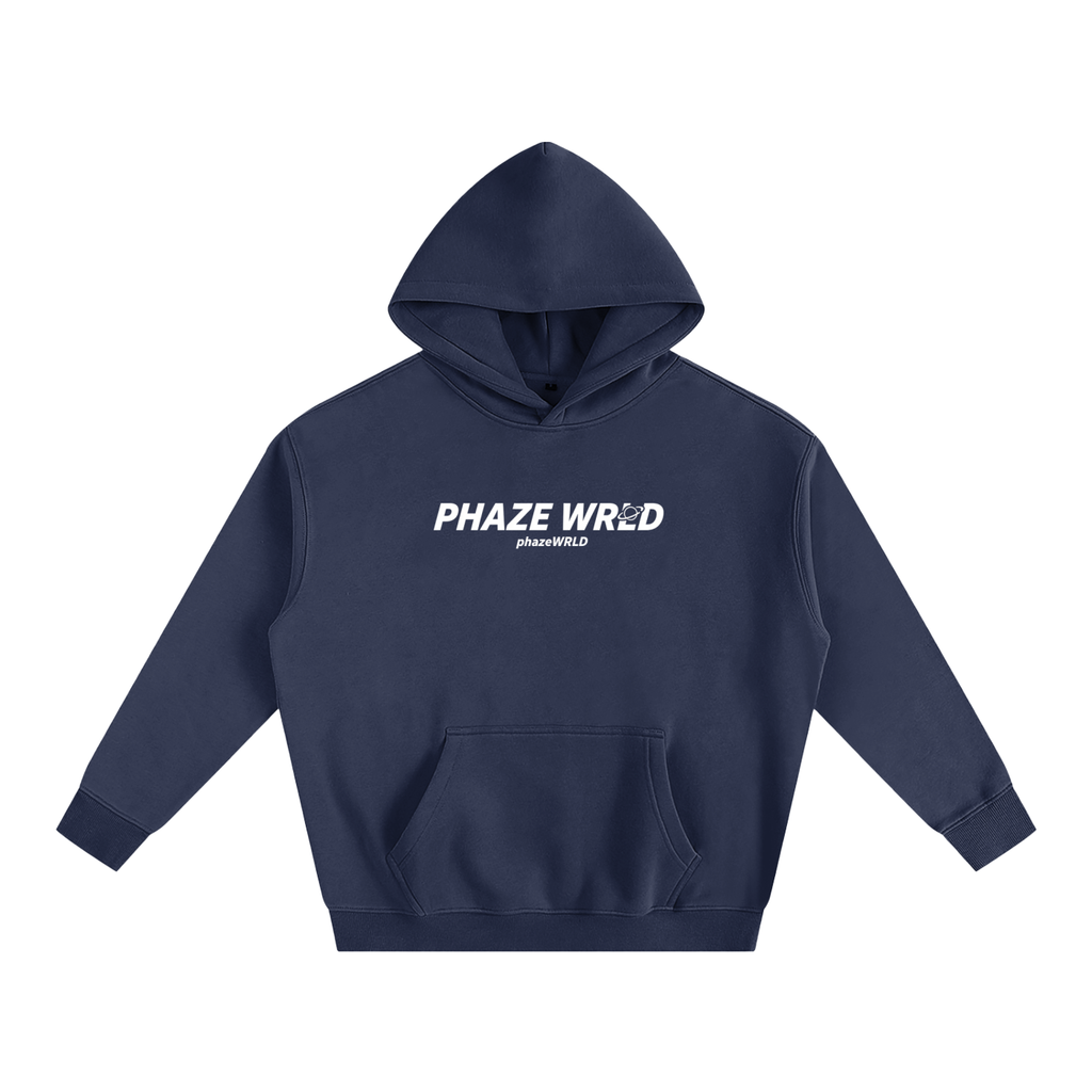 Phaze Wrld Curved Oversize Fleeced Navy Blue