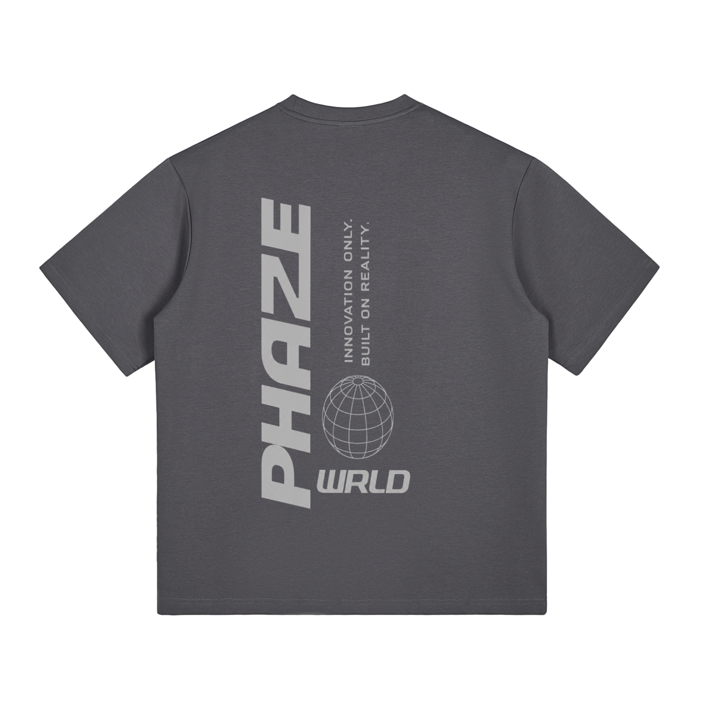 Phaze Wrld Essential Cooling Performance T-Shirt - Gray