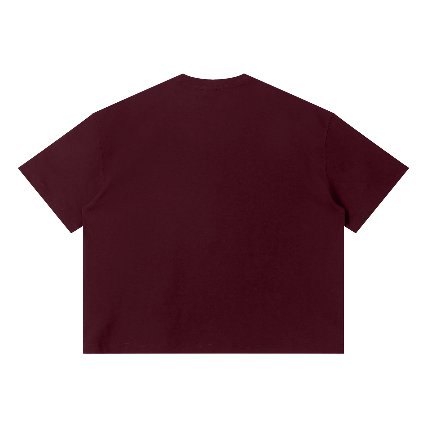 Phaze Wrld Moon Crest Boxy Tee – Red