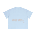 Phaze Wrld Lunar Script Boxy Tee – Sky Blue