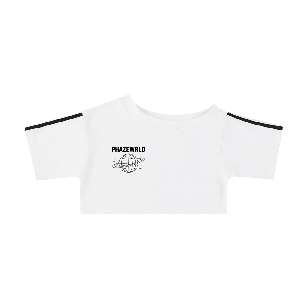 Women's Off-the-Shoulder Crop T-Shirt
