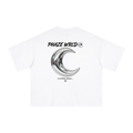 Phaze Wld Chrome Moon Boxy Tee – White
