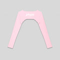 Phaze Wrld Shrug Overlay Long Sleeve — Pink