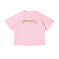 Phaze Wrld Mineral Wash Crop T-Shirt - Pink