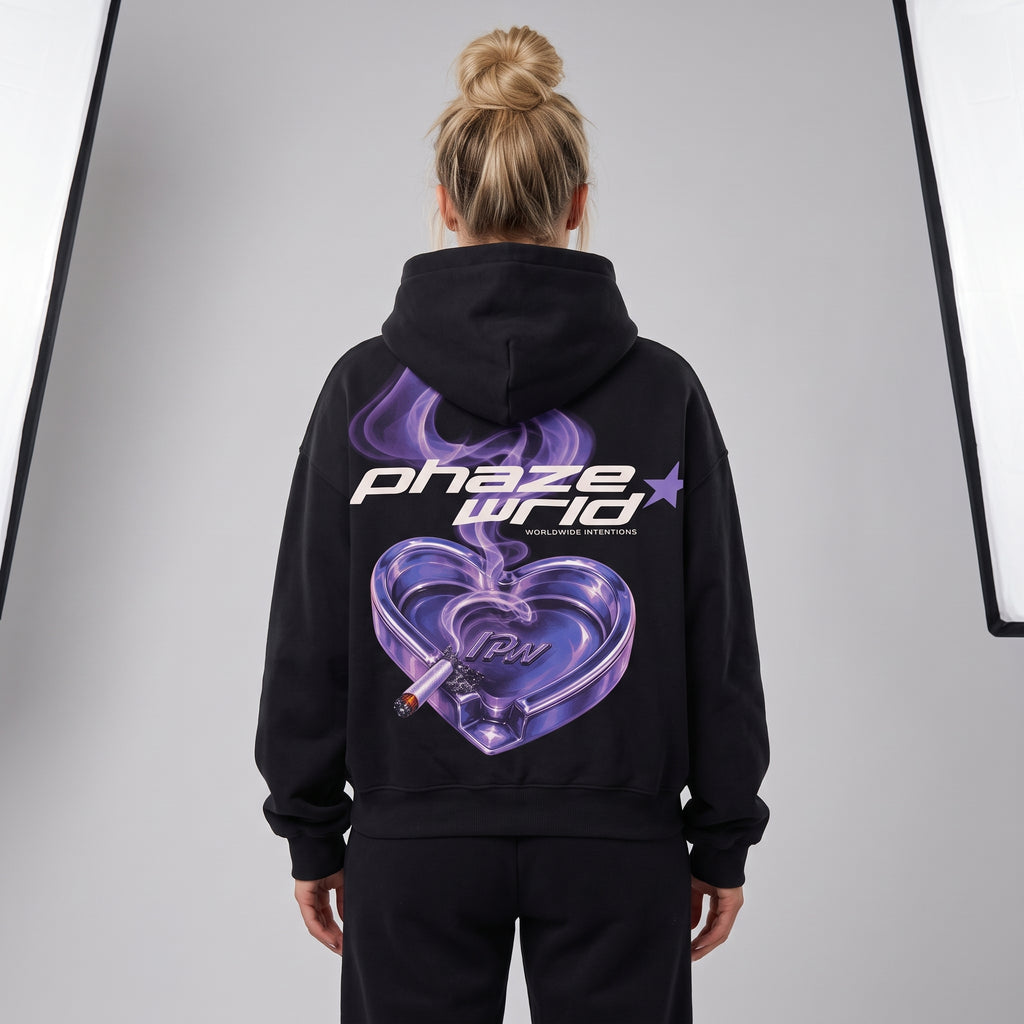 Worldwide Intentions Chrome Heart Graphic Hoodie