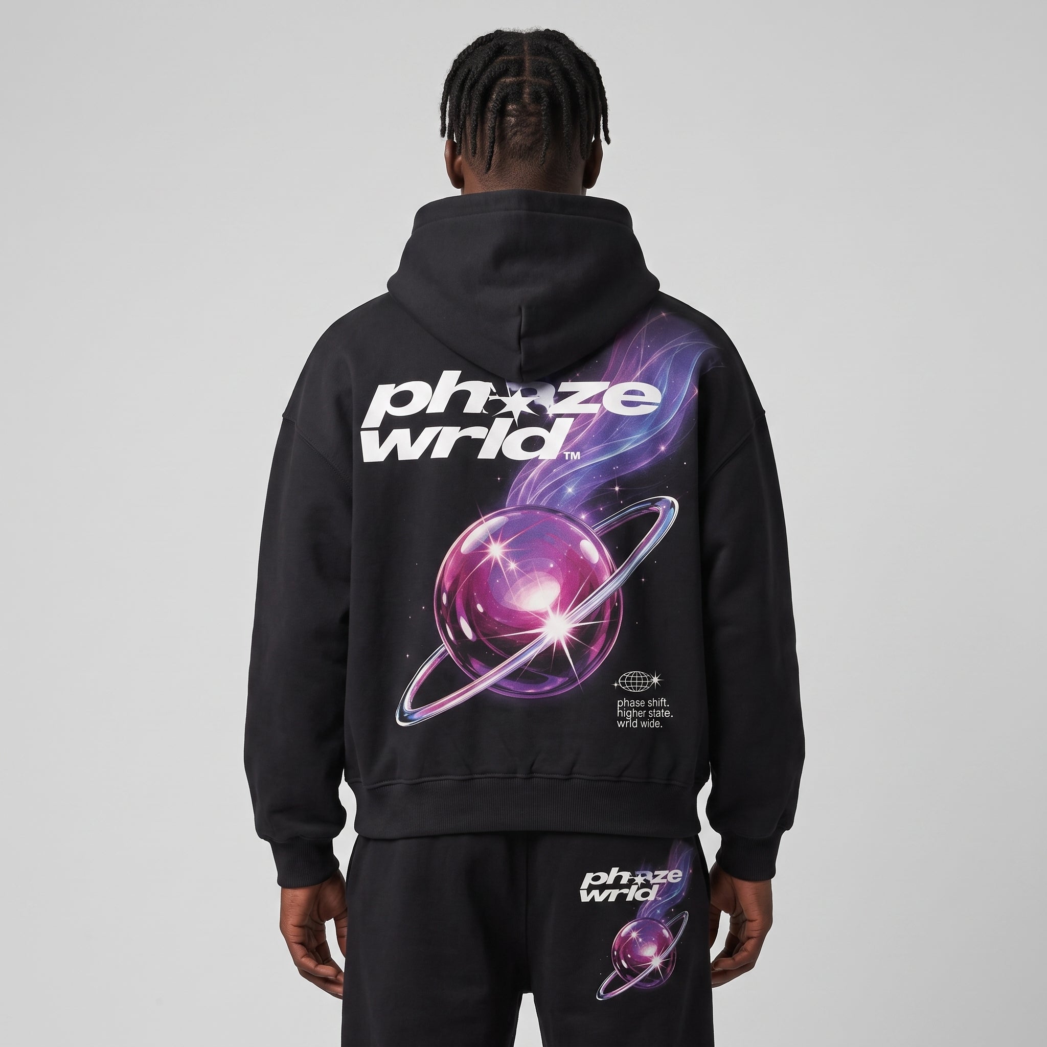 Phaze Shift Cosmic Orb Graphic Hoodie