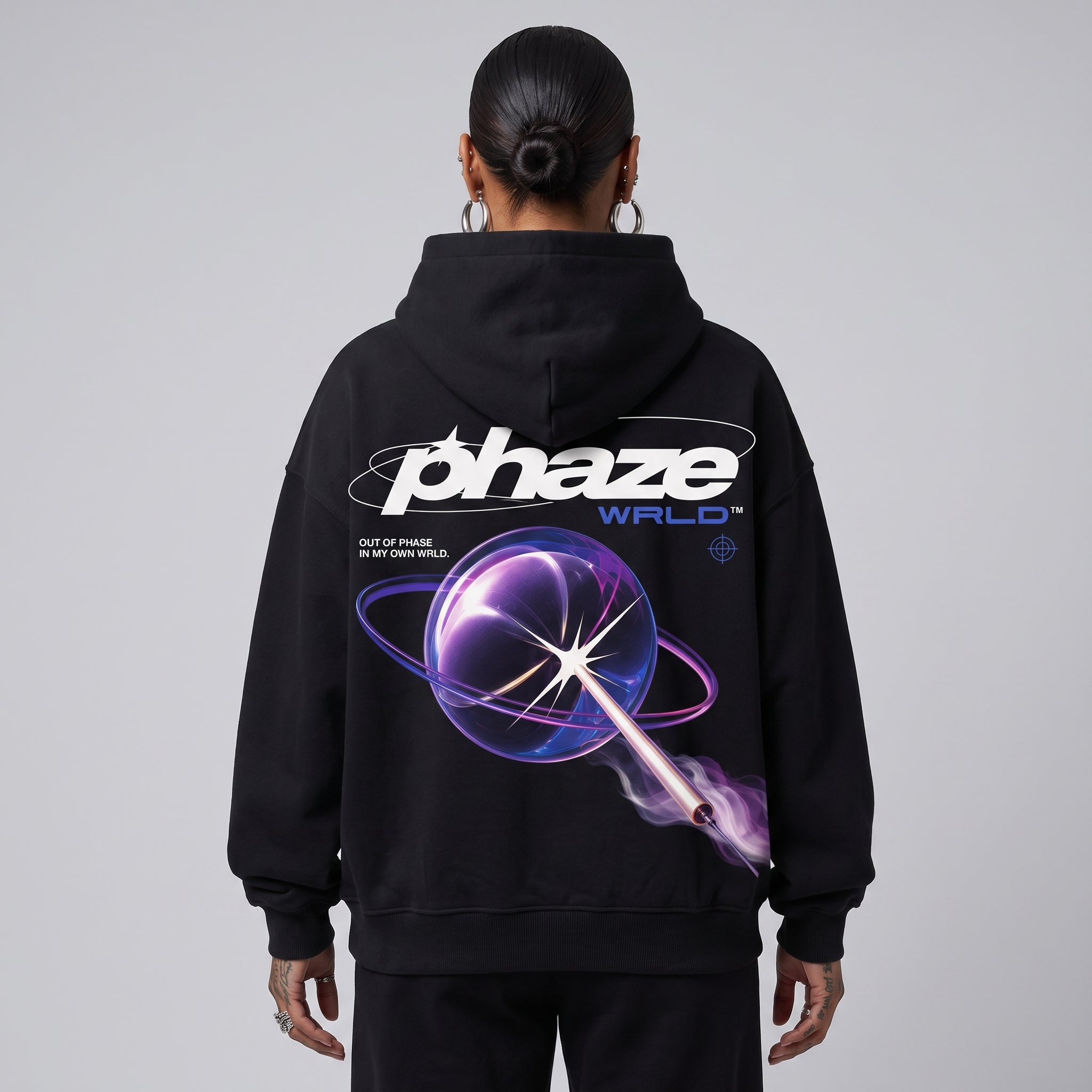 Out of Phaze Cosmic Orbit Graphic Hoodie