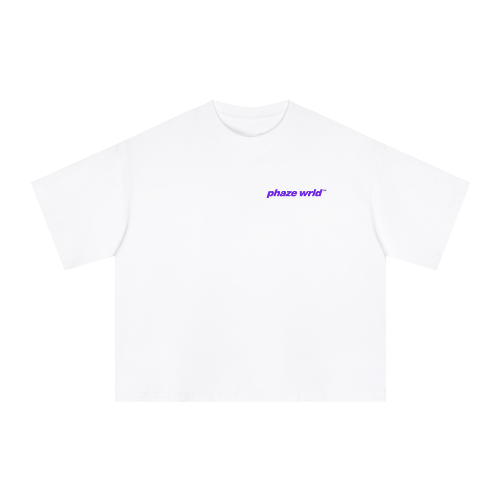 Phaze Wrld Purple Scent of Another World Boxy Tee