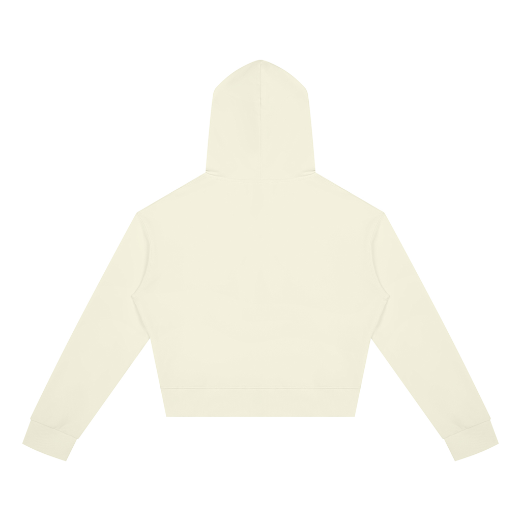 Women's Crop Full Zip Hoodie
