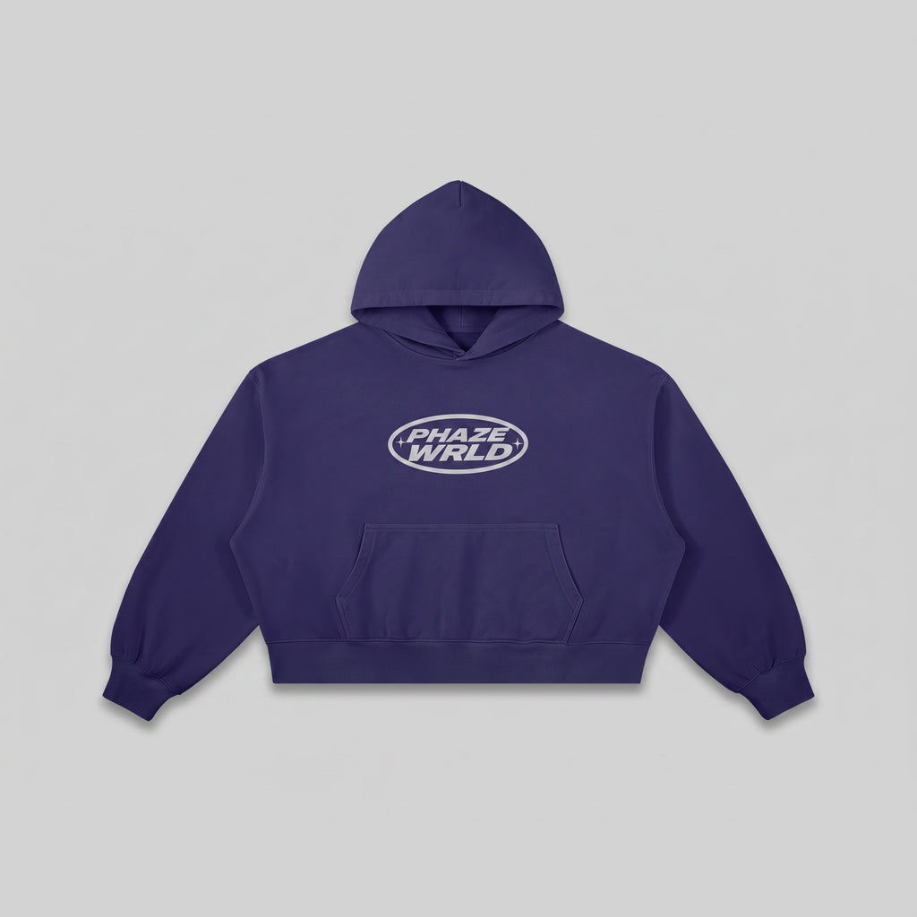 This Is Your Wrld Boxy Graphic Hoodie