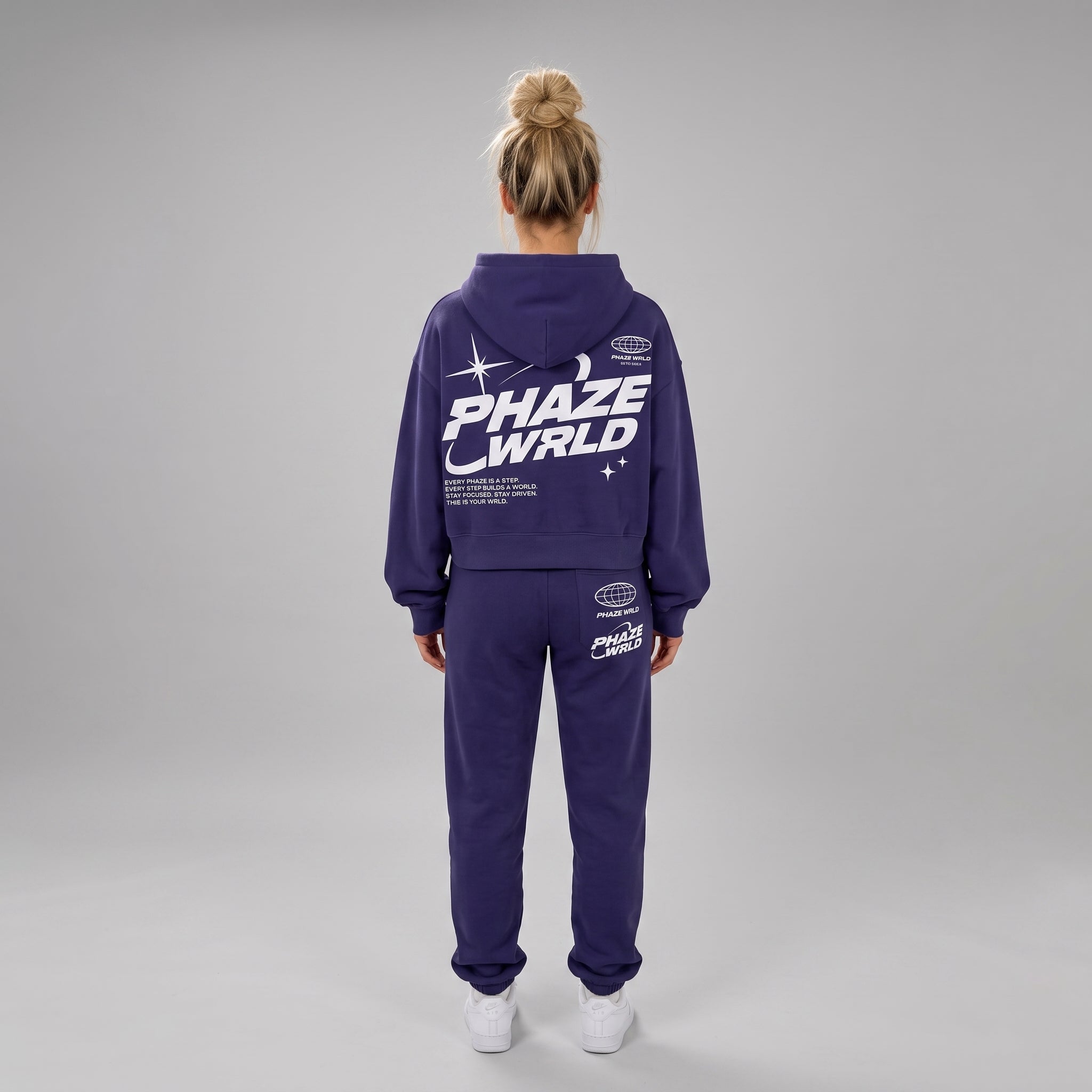 This Is Your Wrld Boxy Graphic Hoodie