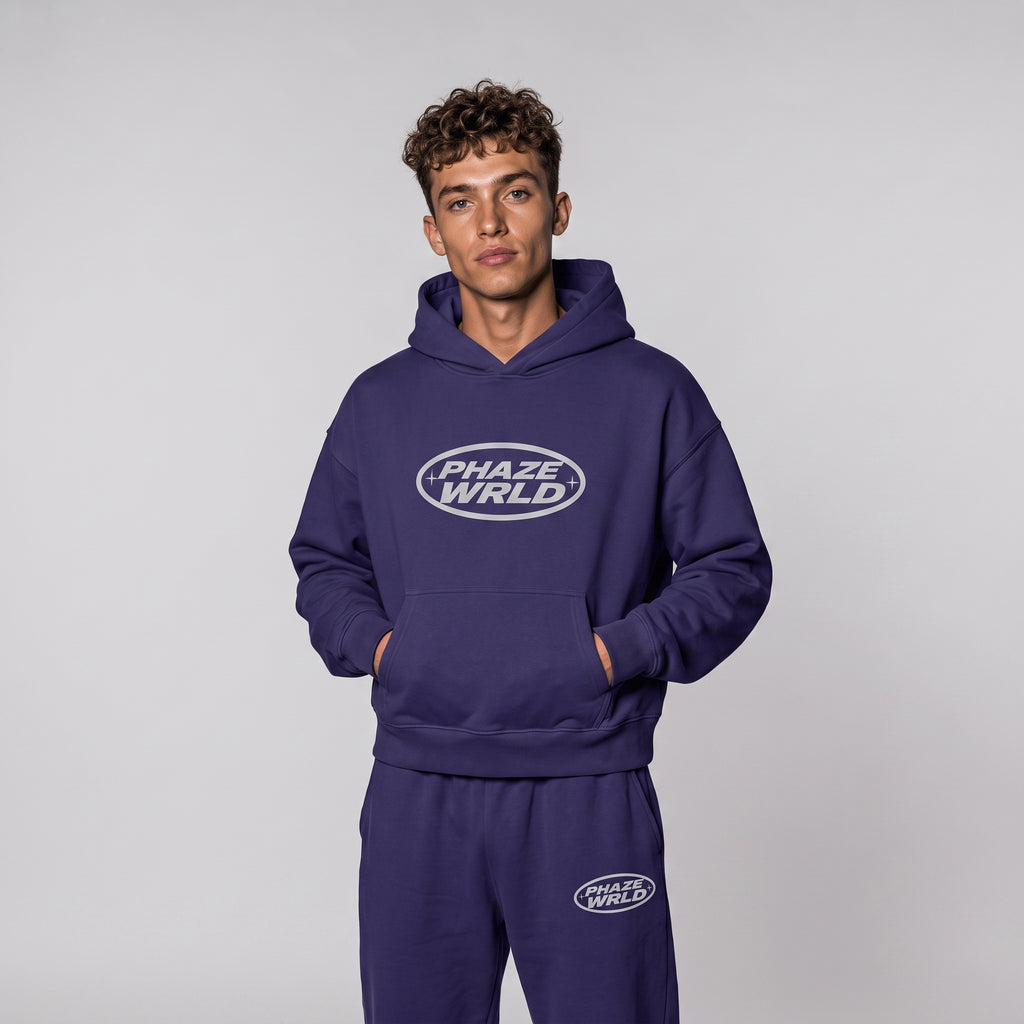 This Is Your Wrld Boxy Graphic Hoodie