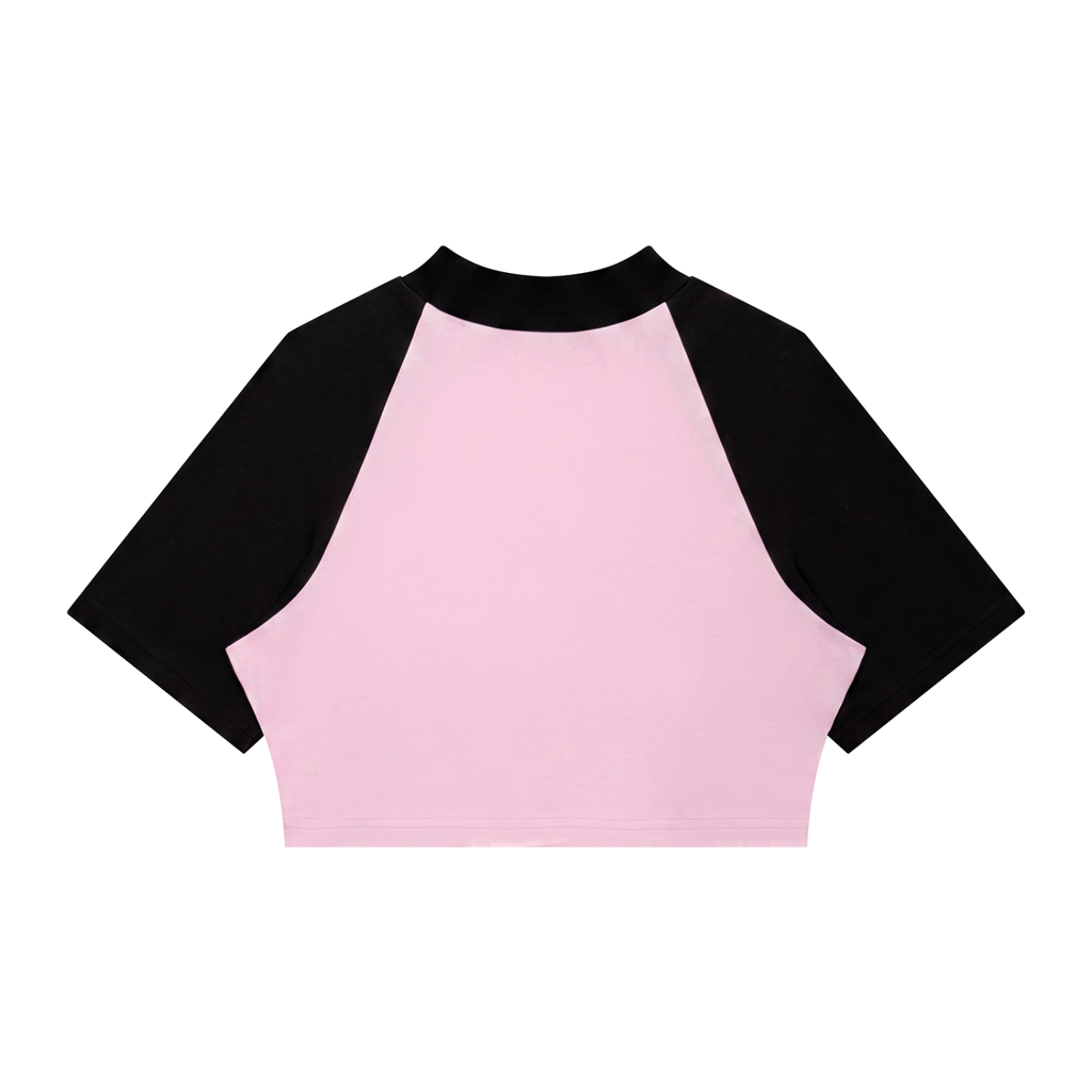 Built Different Pink Crop T-Shirt