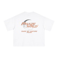 Phaze Wrld Rare By Nature Boxy Tee – White