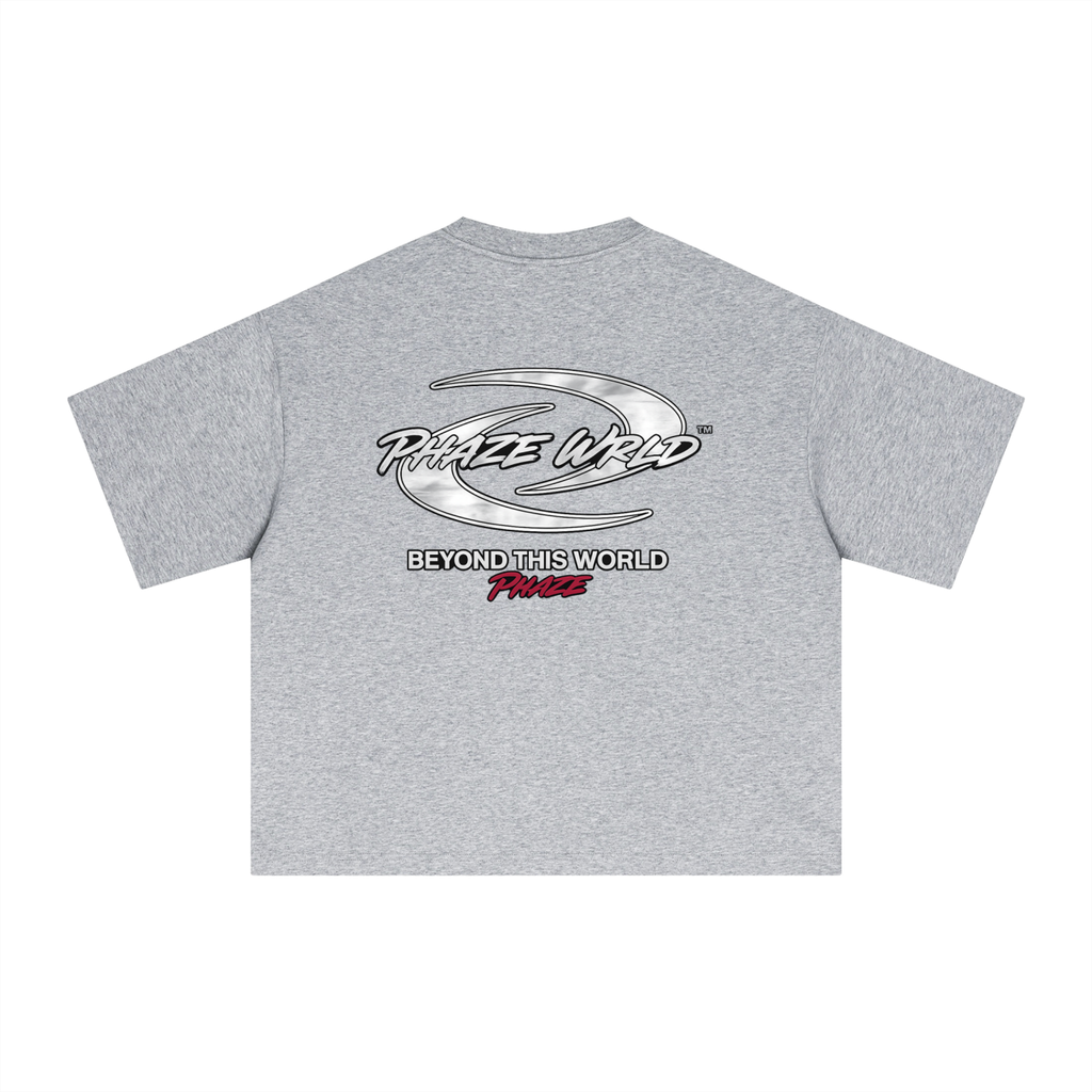 Phaze Wrld Beyond This World Tee – Flower Grey