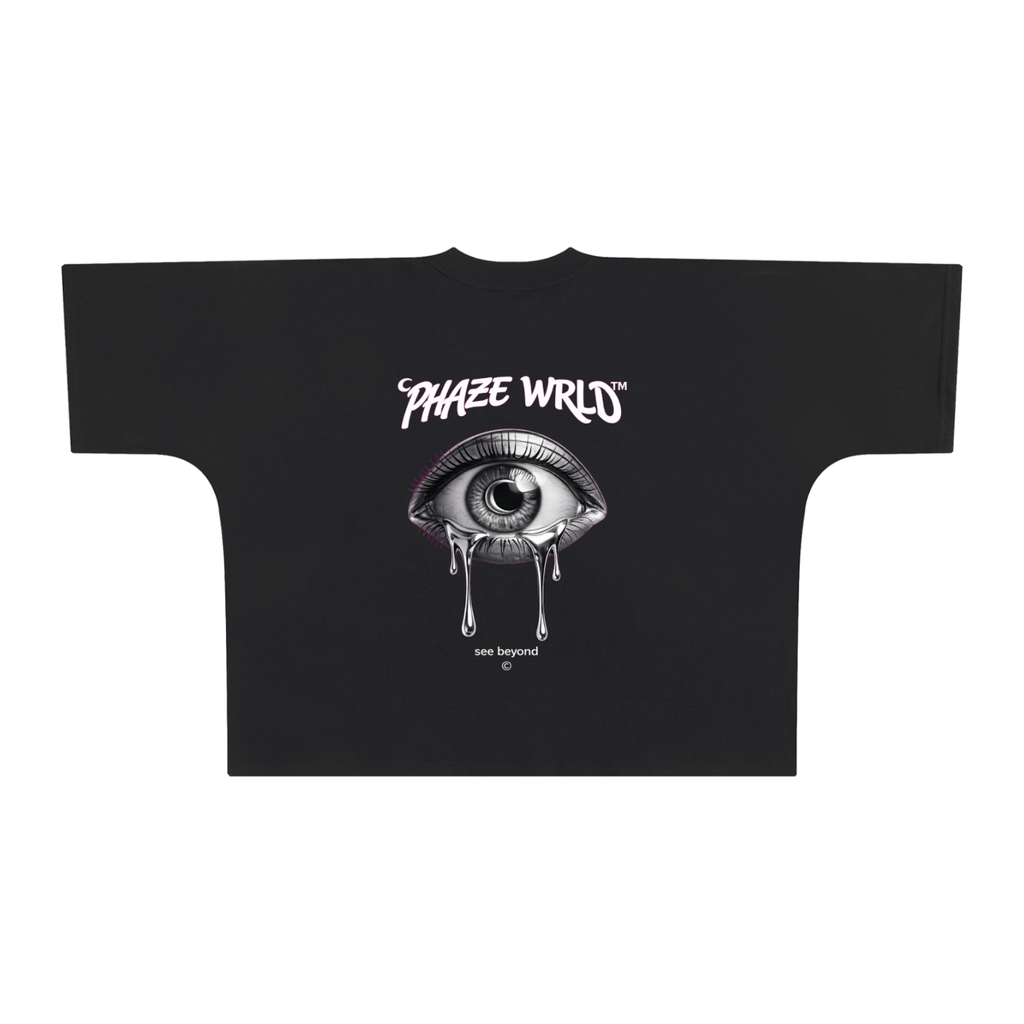Phaze Wrld See Beyond Oversized Boxy Tee