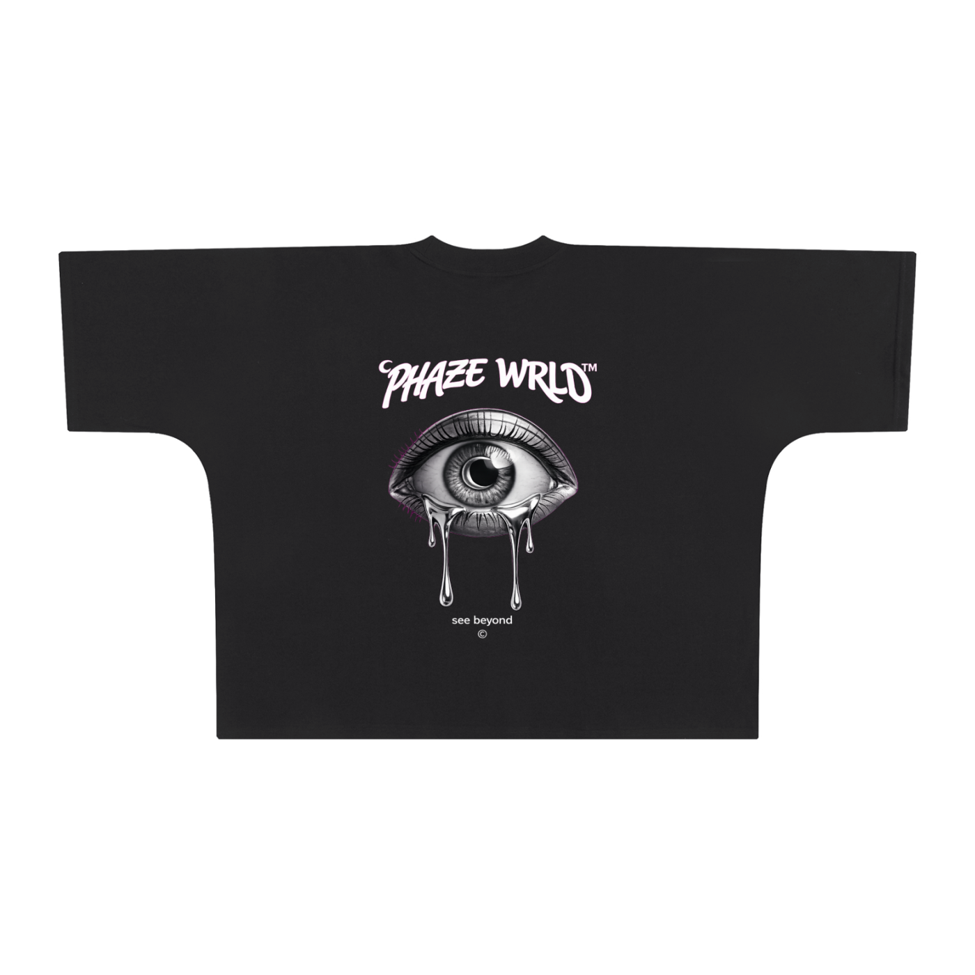 Phaze Wrld See Beyond Oversized Boxy Tee